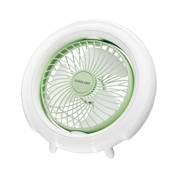 Ανεμιστήρας Επιτραπέζιος USB Με Φως Led 4W Eurolamp 300-20536