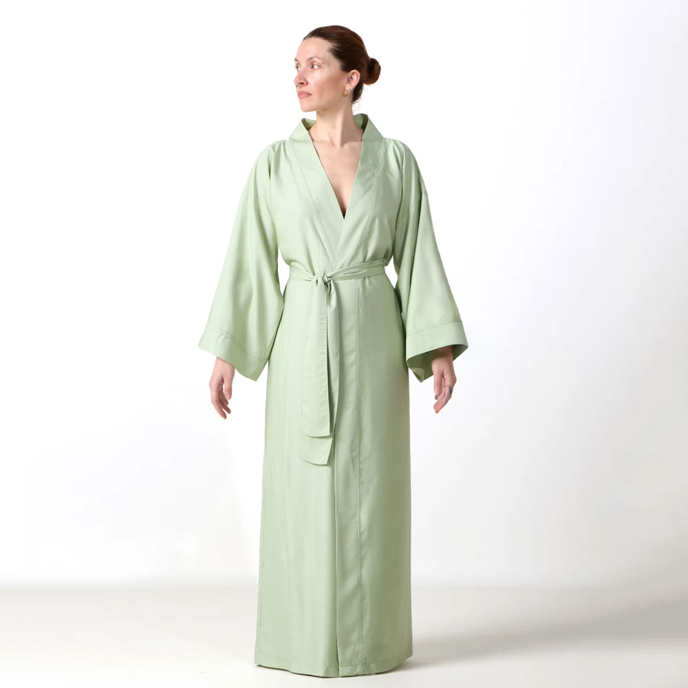 Κιμονό - Ρόμπα Γυναικεία Kentia Stylish Μακρύ Green YN 25