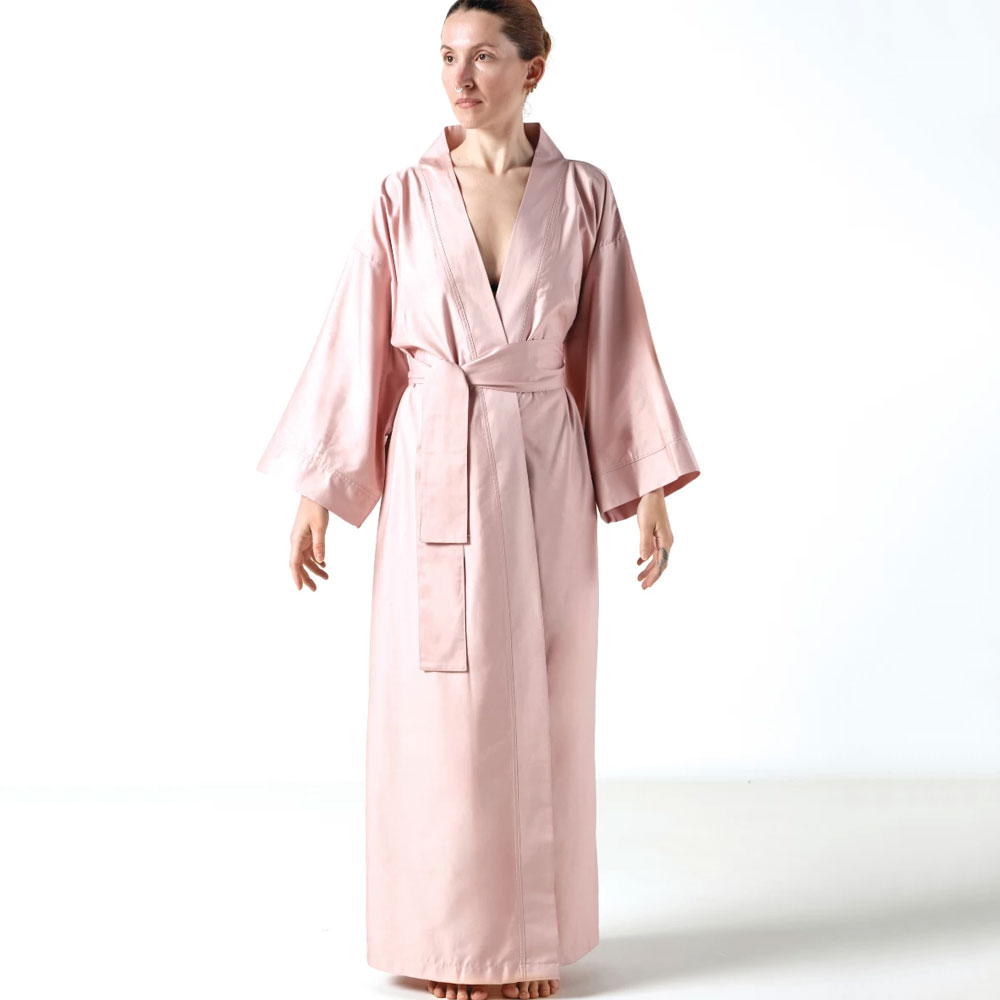 Κιμονό - Ρόμπα Γυναικεία Kentia Stylish Μακρύ Pink YN 25