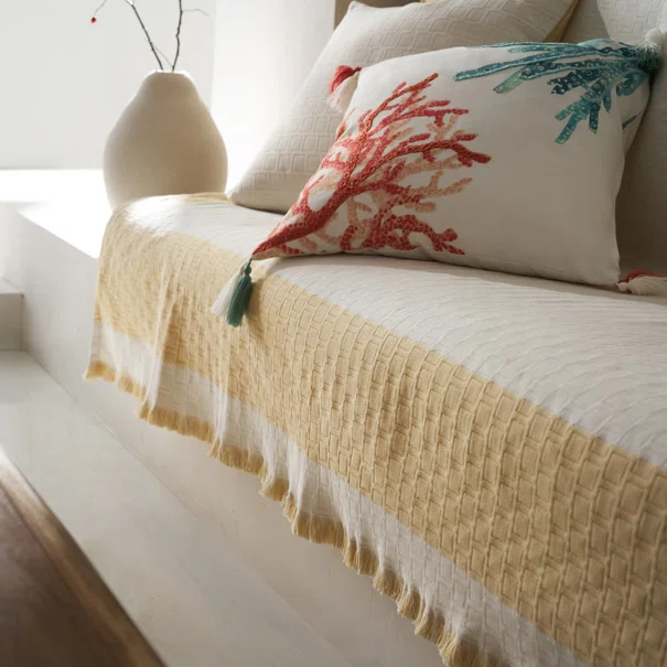 Ριχτάρι Καναπέ Τριθέσιου (180x300) Gofis Home Solenne Sun Yellow 591/04