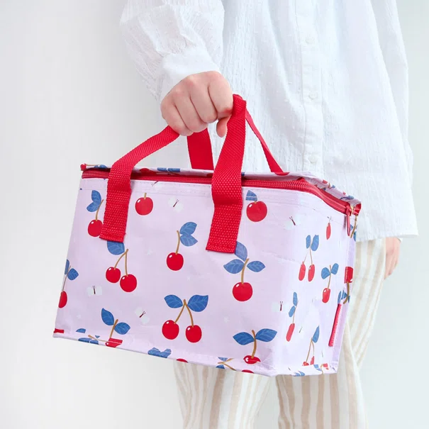 Ισοθερμική Τσάντα Φαγητού 5.5lt Α Little Lovely Company Cherries CBCHPI34
