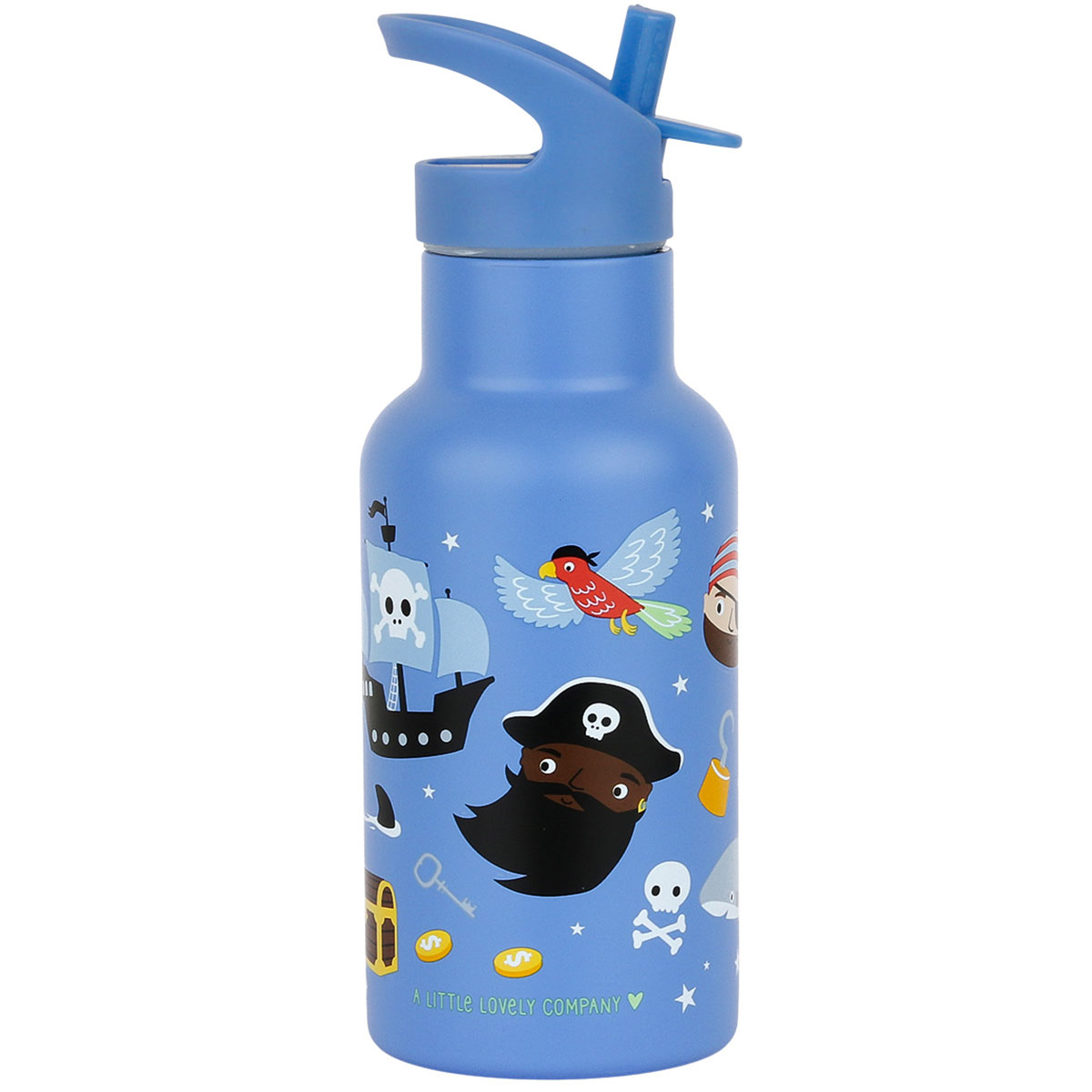 Παγούρι - Θερμός 350Ml με Καλαμάκι Α Little Lovely Company Pirates Dbsspi86 Παιδικά Είδη Φαγητού & Αξεσουάρ Σερβιρίσματος Παγούρια Spitishop