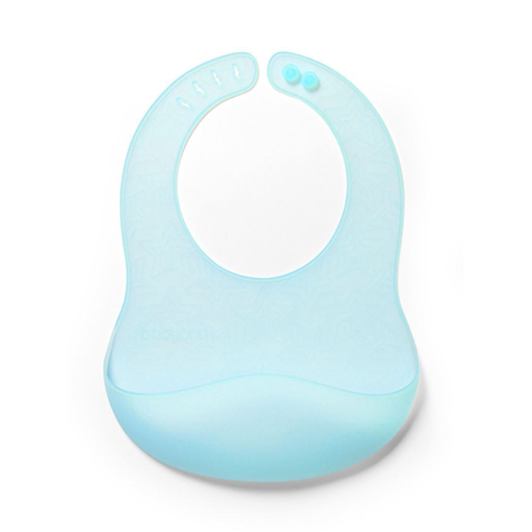 Σαλιάρα Σιλικόνης 6+ Μηνών (21x26) BabyOno Blue BN1598/03
