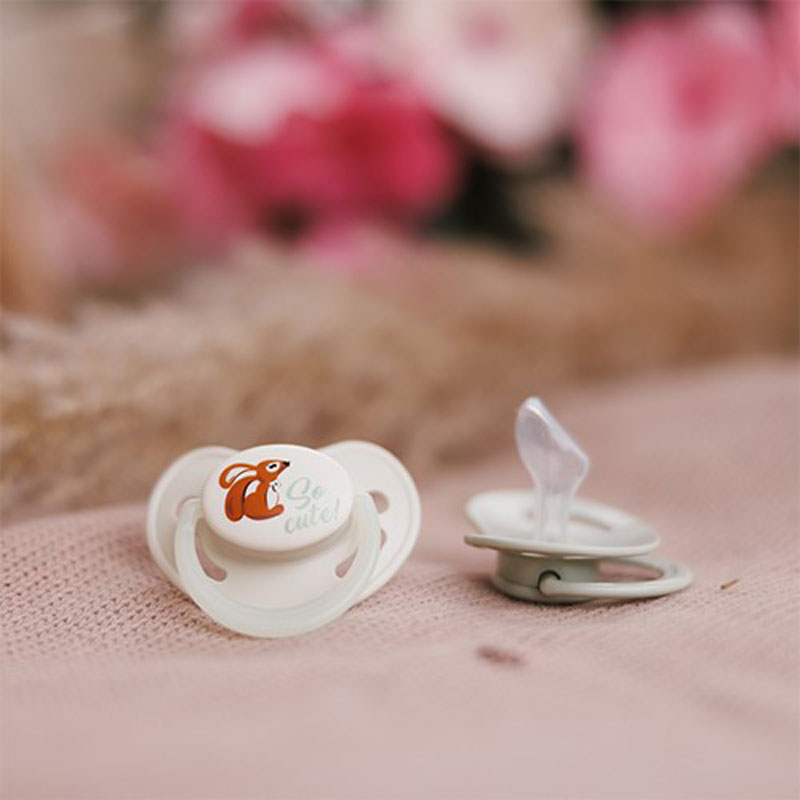 Πιπίλα Σιλικόνης Ανατομική 6+ (Σετ 2τμχ) BabyOno So Cute BN1670/02