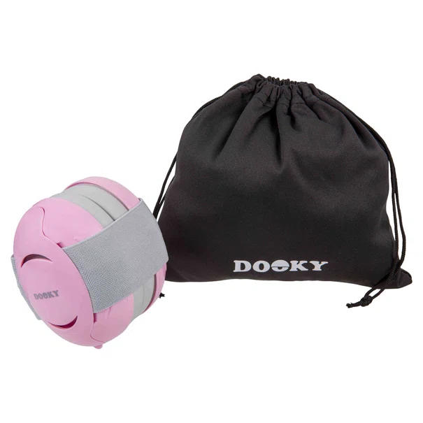 Βρεφικά Προστατευτικά Αυτιών 0-3 Μηνών Dooky Pink DK-3001101