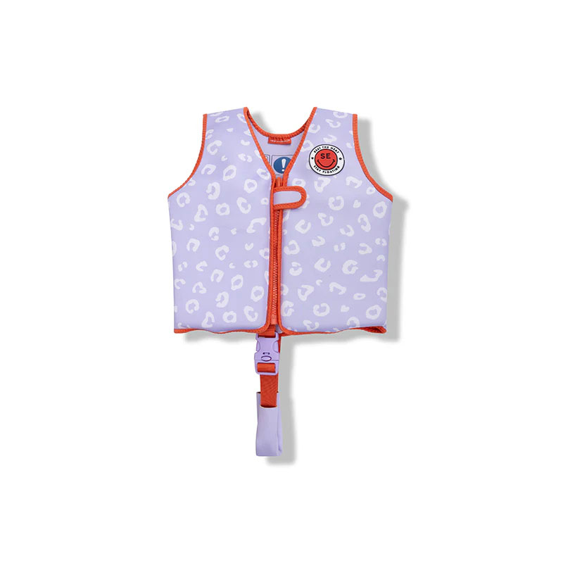 Παιδικό Γιλέκο Κολύμβησης (3-6 Ετών) Swim Essentials Lila Leopard