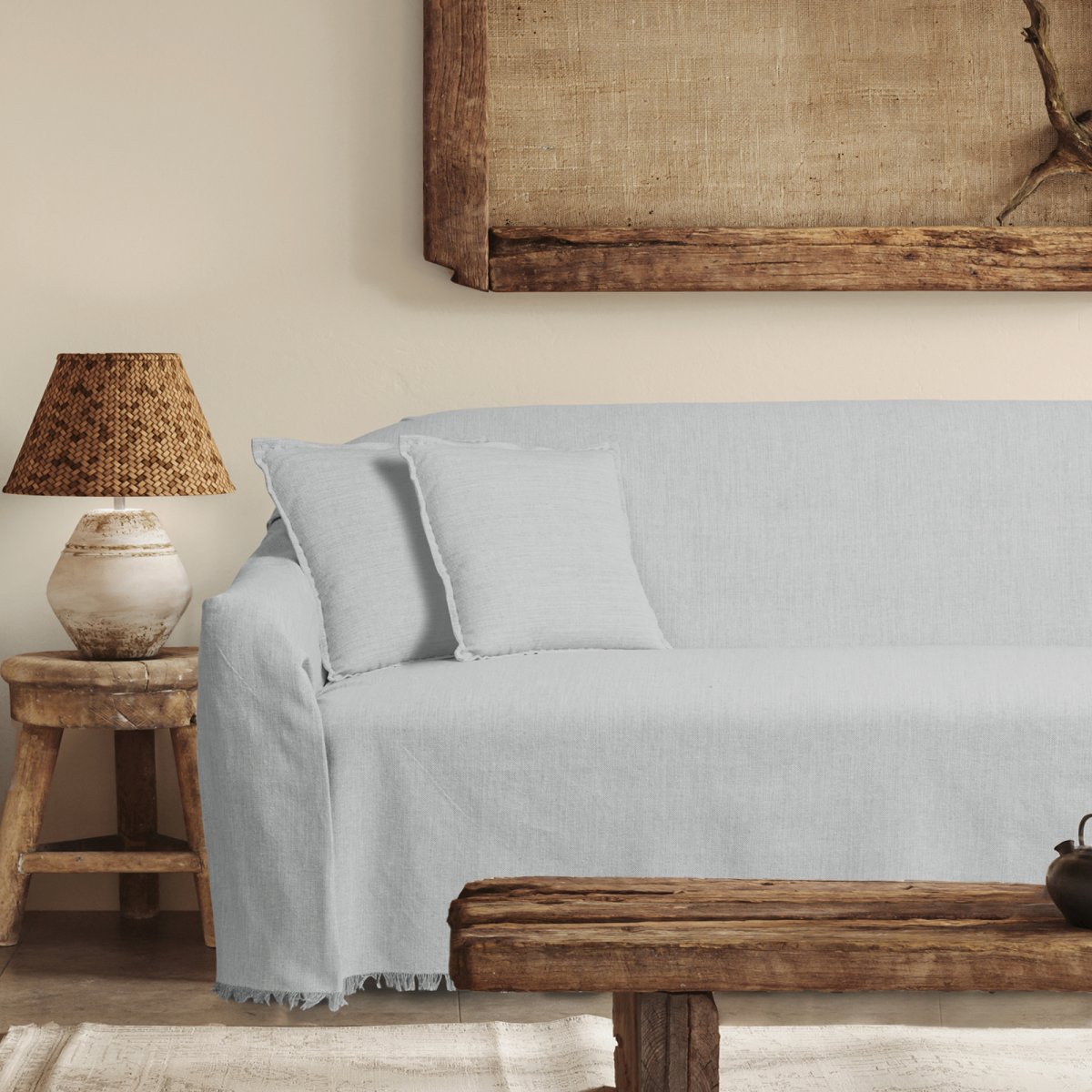 Ριχτάρι Καναπέ Τριθέσιου (180x300) Das Home 0284 Grey