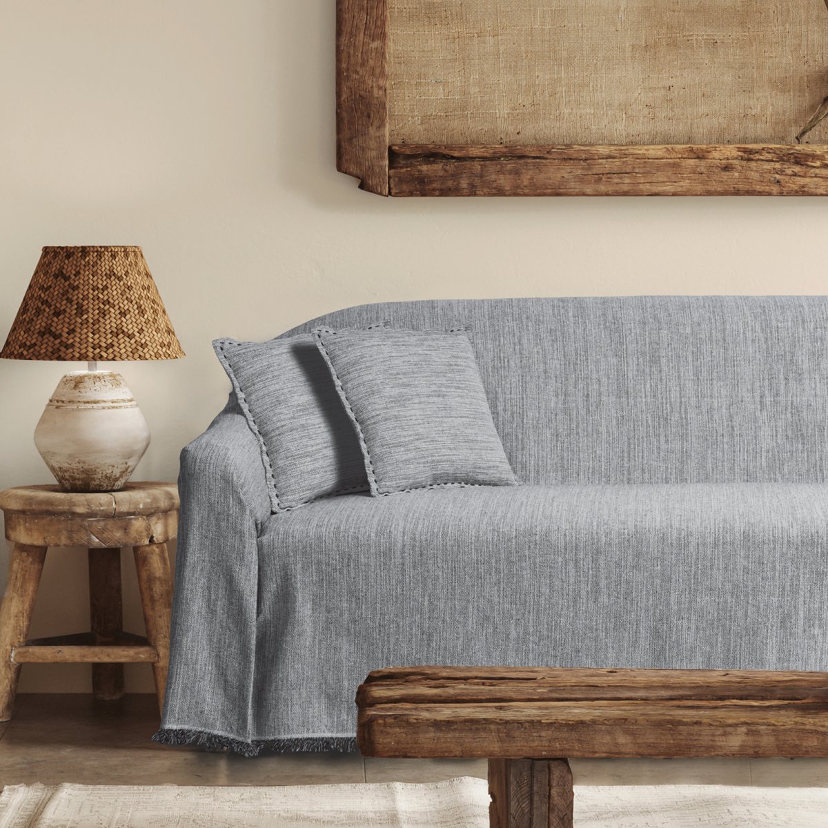 Ριχτάρι Καναπέ Τριθέσιου (180x300) Das Home 0285 Black