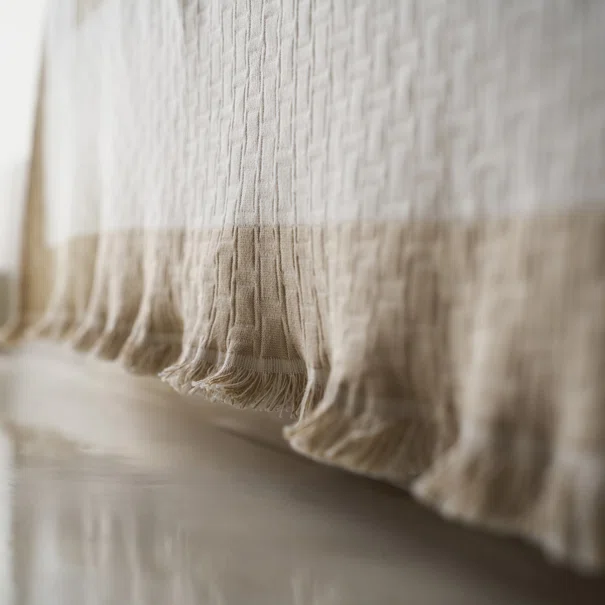 Ριχτάρι Καναπέ Τριθέσιου (180x300) Gofis Home Solenne Almond Beige 591/06