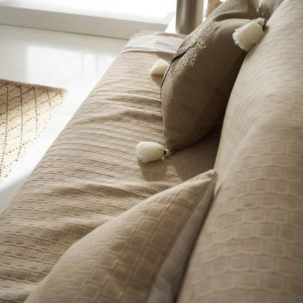 Ριχτάρι Καναπέ Τετραθέσιου (180x350) Gofis Home Solenne Almond Beige 591/06