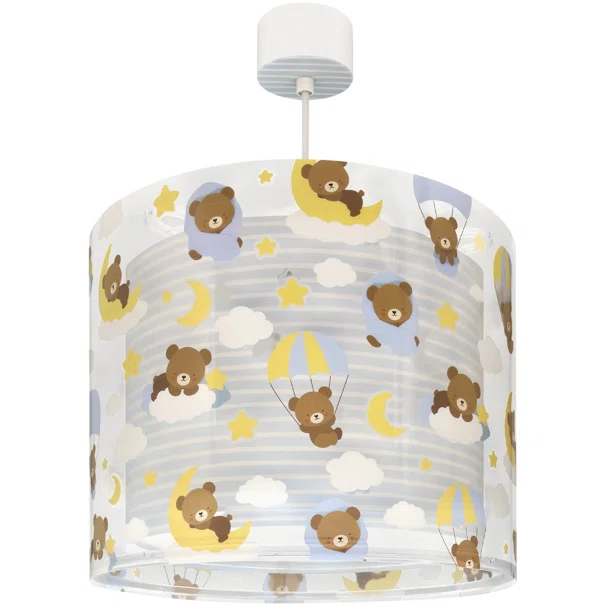 Παιδικό Φωτιστικό Οροφής Μονόφωτο Ango Baby Teddy Blue 41572MT