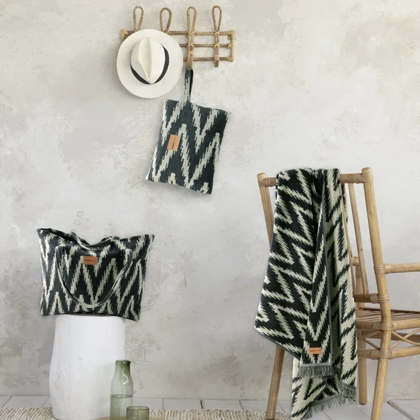 Τσάντα Θαλάσσης (46x60) Nima Chevron
