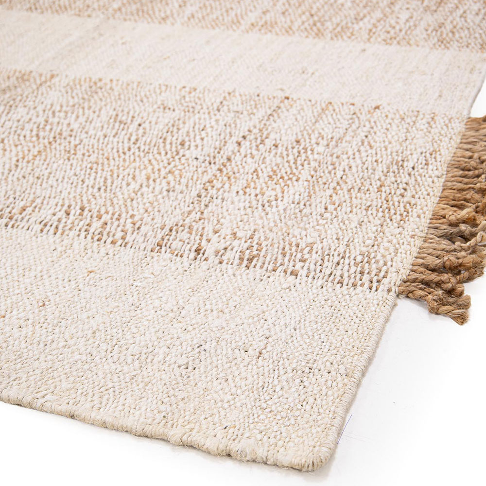 Χαλί Καλοκαιρινό (160X230) Royal Carpet Botanica Rc-3 White Natural Χαλιά Καλοκαιρινά All Season Spitishop