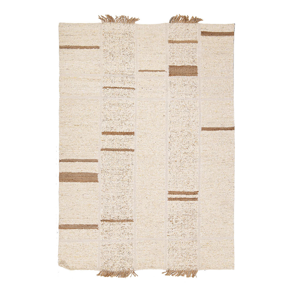 Χαλί Καλοκαιρινό (160x230) Royal Carpet Botanica RC-5 White/Natural