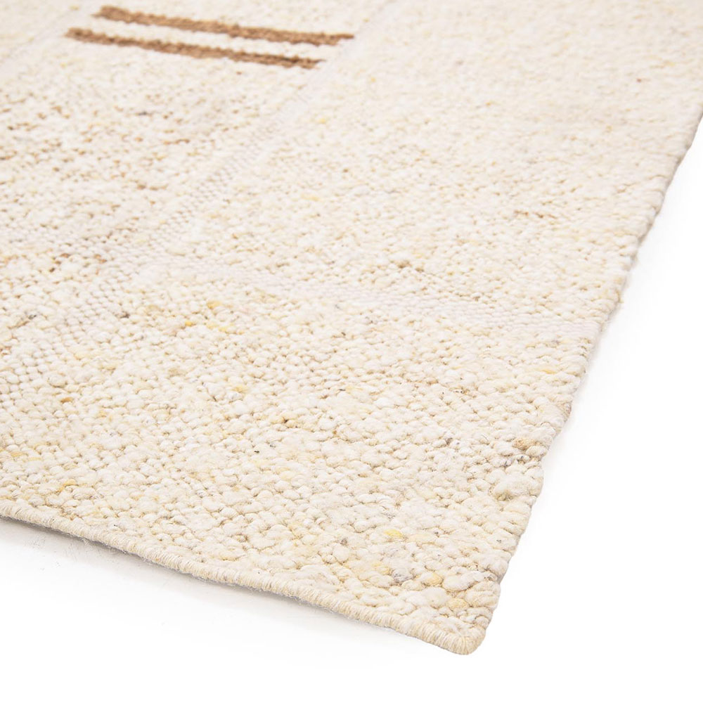 Χαλί Καλοκαιρινό (140X200) Royal Carpet Botanica Rc-5 White Natural Χαλιά Σαλονιού Spitishop