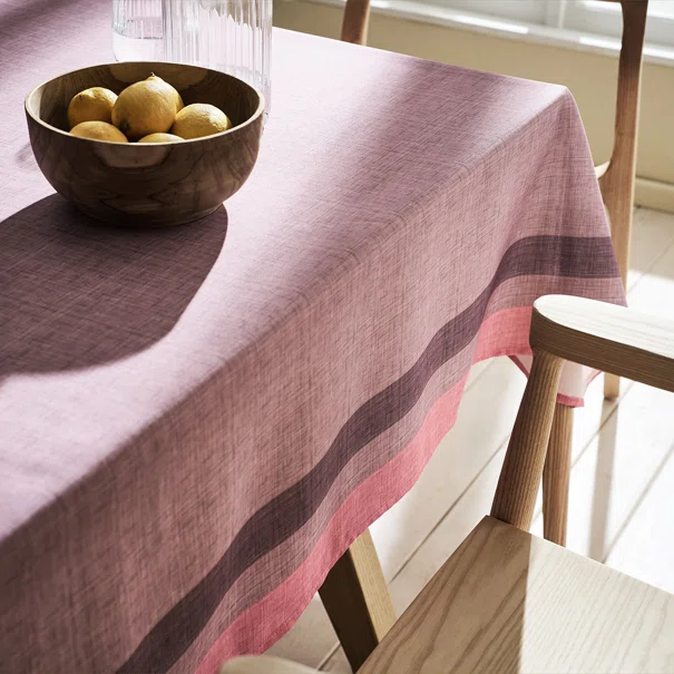 Αλέκιαστο Τραπεζομάντηλο (135x135) Gofis Home Eira Dusty Pink 406/17