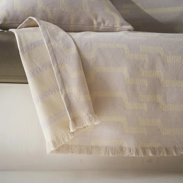 Ριχτάρι Καναπέ Τριθέσιου (180x310) Gofis Home Clover Silver Grey 558/19