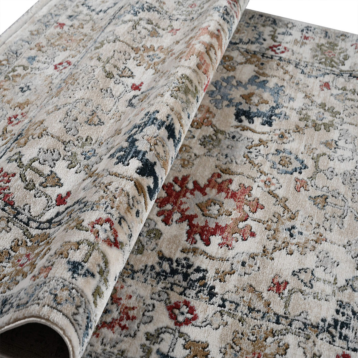 Χαλί (200X290) Polcarpet Allegra Valencia 885 Cream Χαλιά Σαλονιού Χειμερινά Κλασικά Spitishop