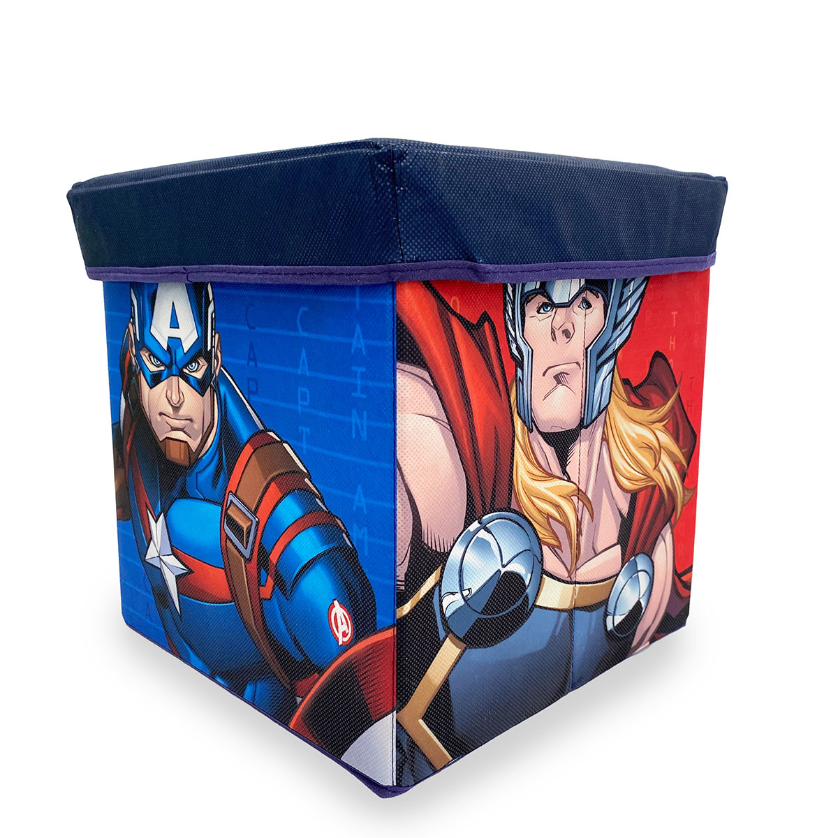 Σκαμπό Με Αποθηκευτικό Χώρο (30X30) Dimcol Avengers 11