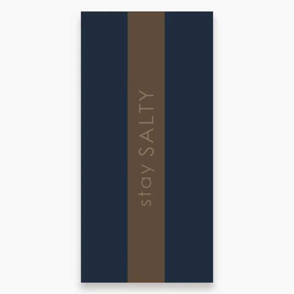 Πετσέτα Θαλάσσης (80x160) Nef-Nef Homeware Stay Salty Blue/Brown