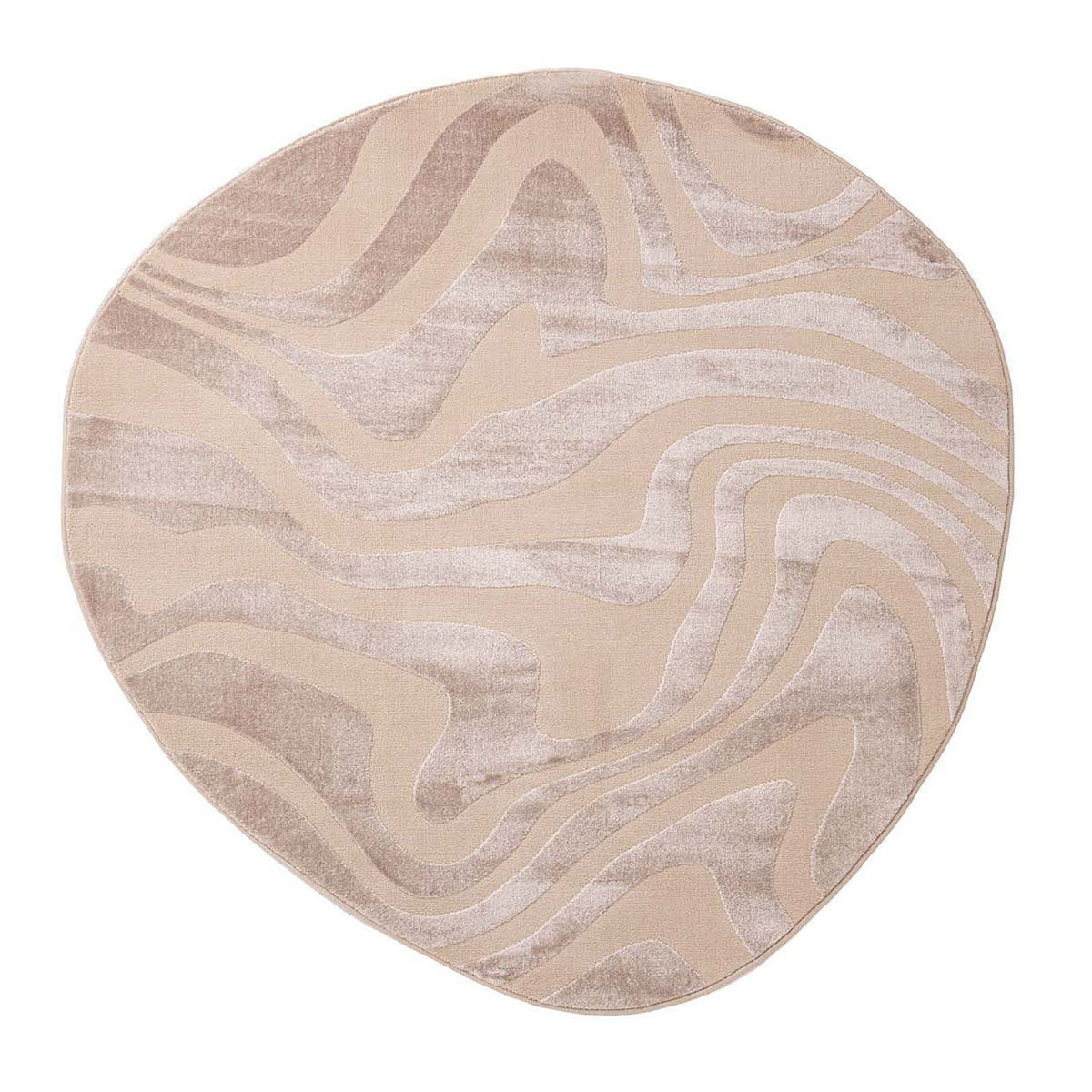 Χαλί (200x200) Royal Carpet Organic Shape 265 Beige