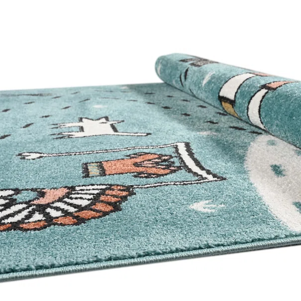 Παιδικό Χαλί (160x230) Polcarpet Carousel Dream 9136 Blue Indian