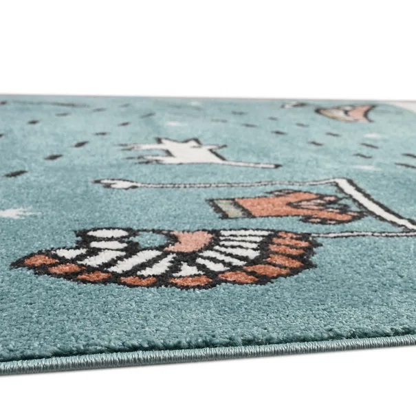 Παιδικό Χαλί (160x230) Polcarpet Carousel Dream 9136 Blue Indian