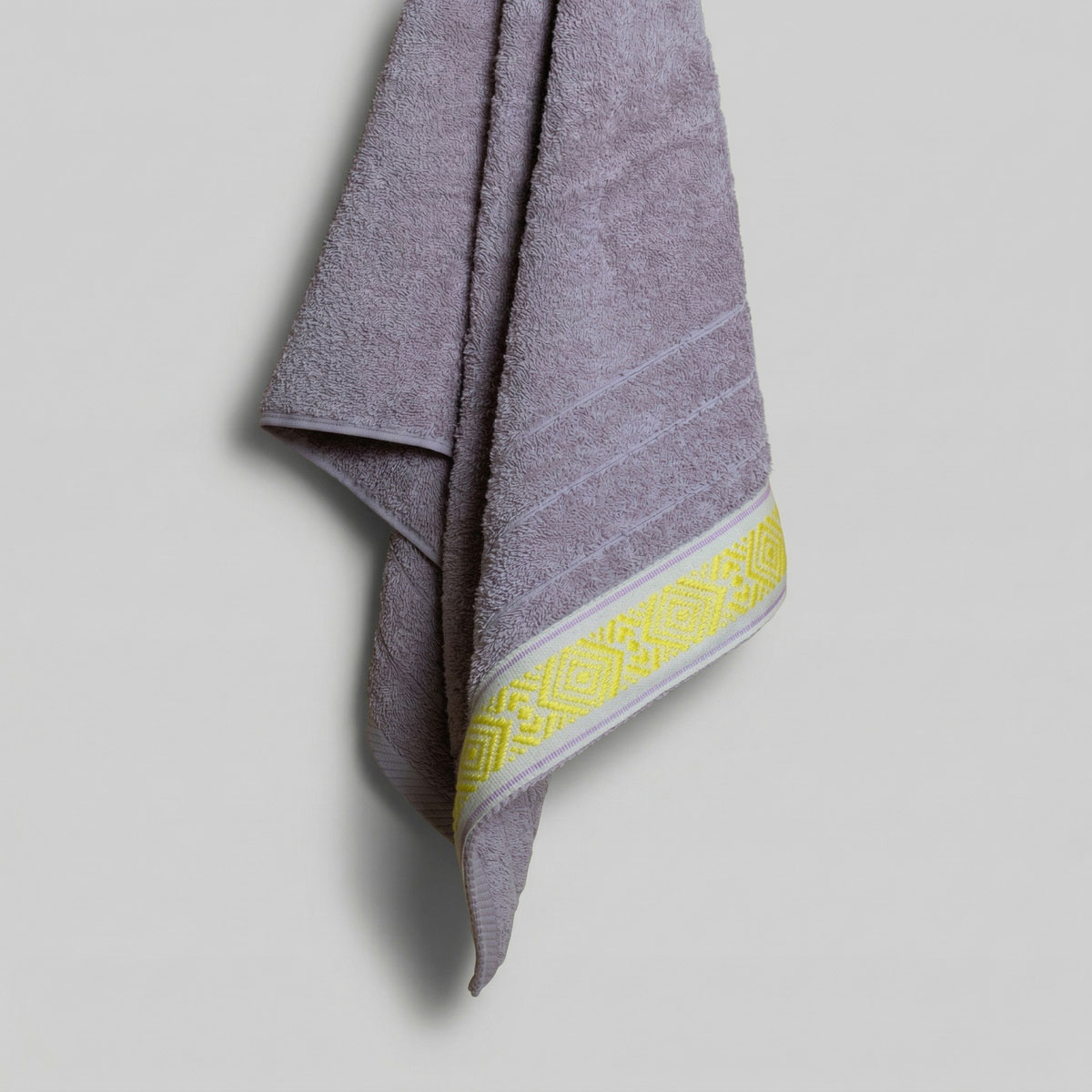 Πετσέτα Προσώπου (50X100) White Fabric Harlie Pink 600Gsm Λευκά Είδη Μπάνιου Πετσέτες Spitishop