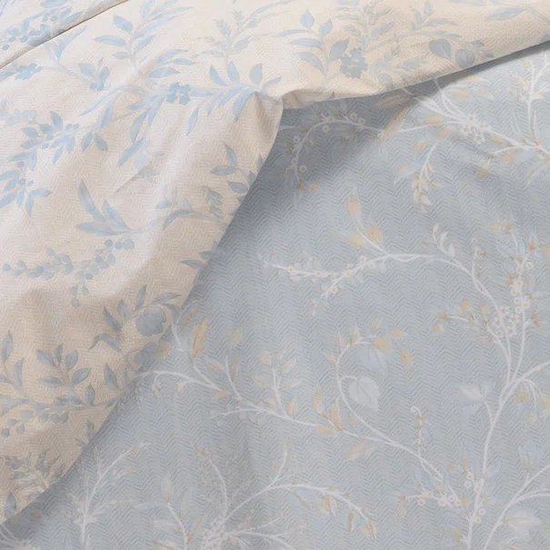 Παπλωματοθήκη Υπέρδιπλη (225x245) 2 Όψεων Melinen Casual Line Sienna Blue