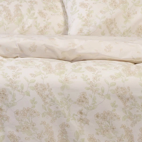 Παπλωματοθήκη Μονή (165x245) 2 Όψεων Melinen Casual Line Rea Beige