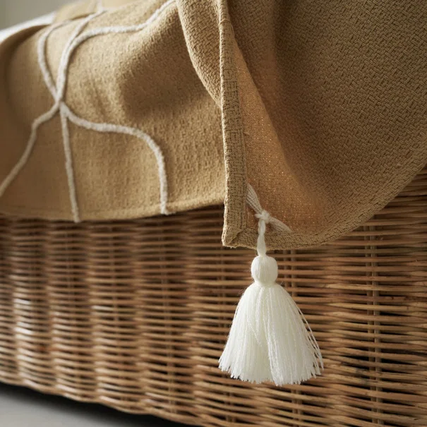 Διακοσμητικό Ριχτάρι (140x180) Gofis Home Elowen Warm Beige 505/06
