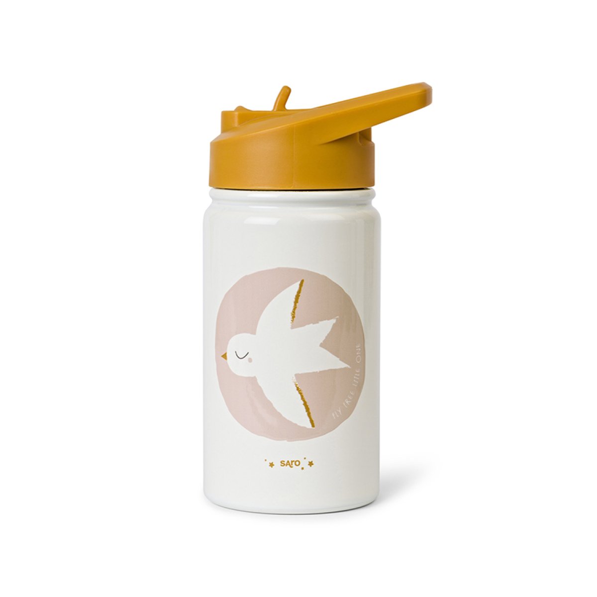 Παγούρι - Θερμός 350ml Με Καλαμάκι Saro Fly Free 74512
