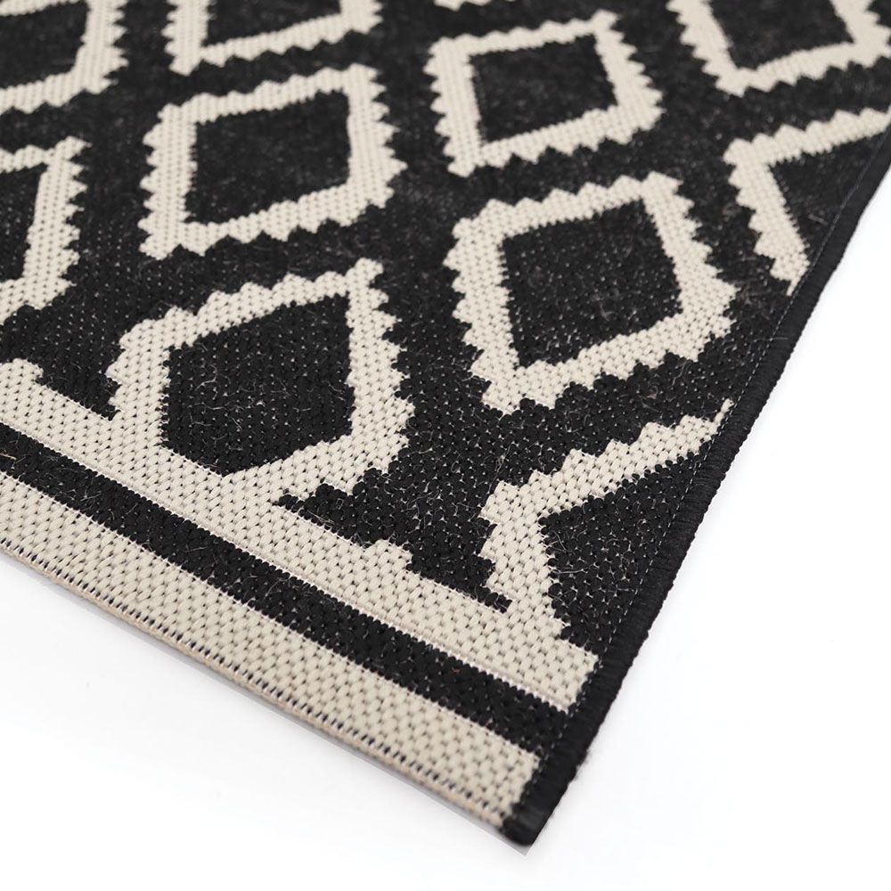 Χαλί Καλοκαιρινό (140X200) Royal Carpet Flox 3K Black Χαλιά Σαλονιού Spitishop