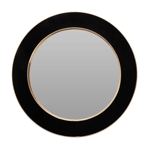 Διακοσμητικος Καθρέφτης Τοίχου (Φ60) K-M Black FL2800500