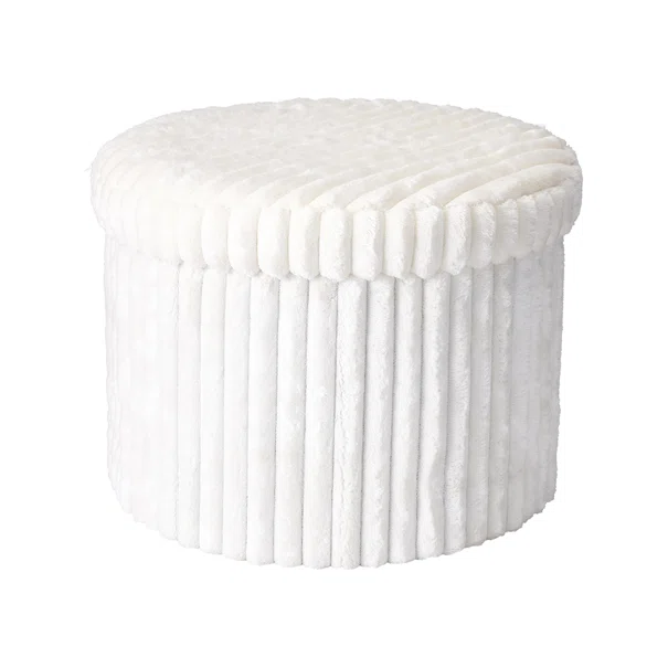 Σκαμπό Με Αποθηκευτικό Χώρο (Φ52x38.5) K-M White AAE447820