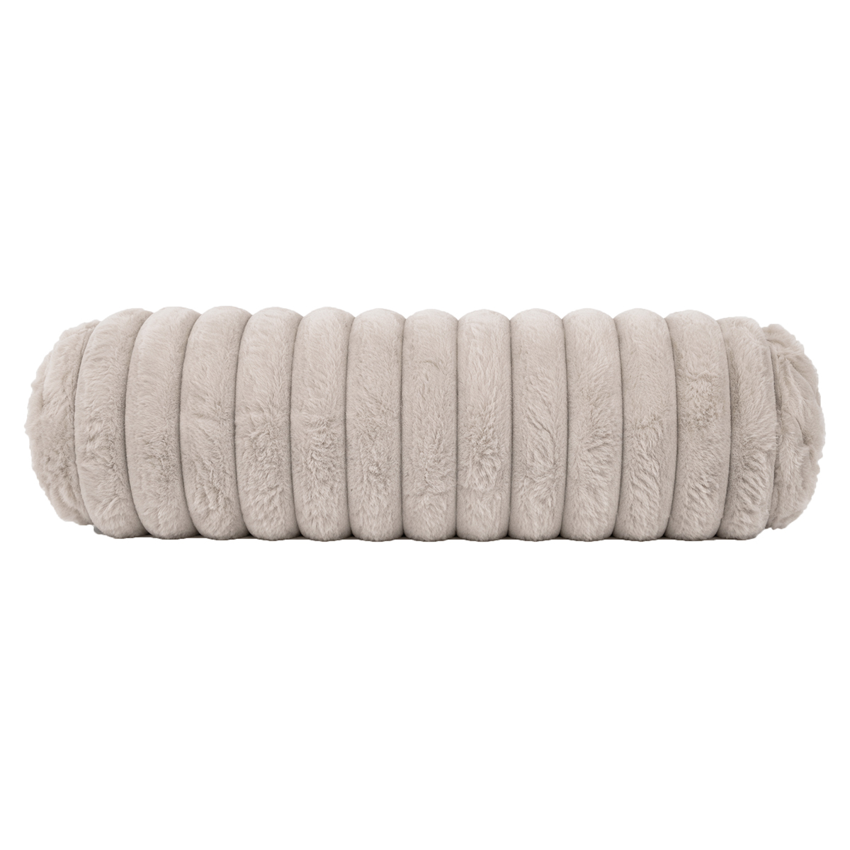 Διακοσμητικό Μαξιλάρι Γούνινο (Φ15x42) K-M Taupe AAE825010