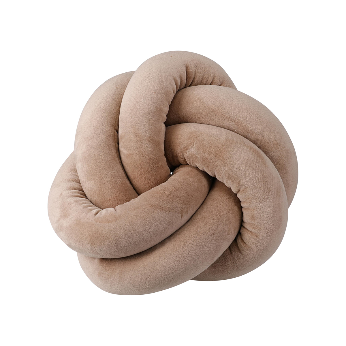 Διακοσμητικό Μαξιλάρι Βελουτέ (Φ30) K-M Beige AAE825040