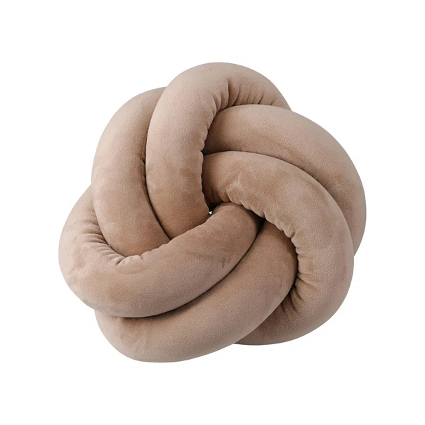 Διακοσμητικό Μαξιλάρι Βελουτέ (Φ30) K-M Beige AAE825040