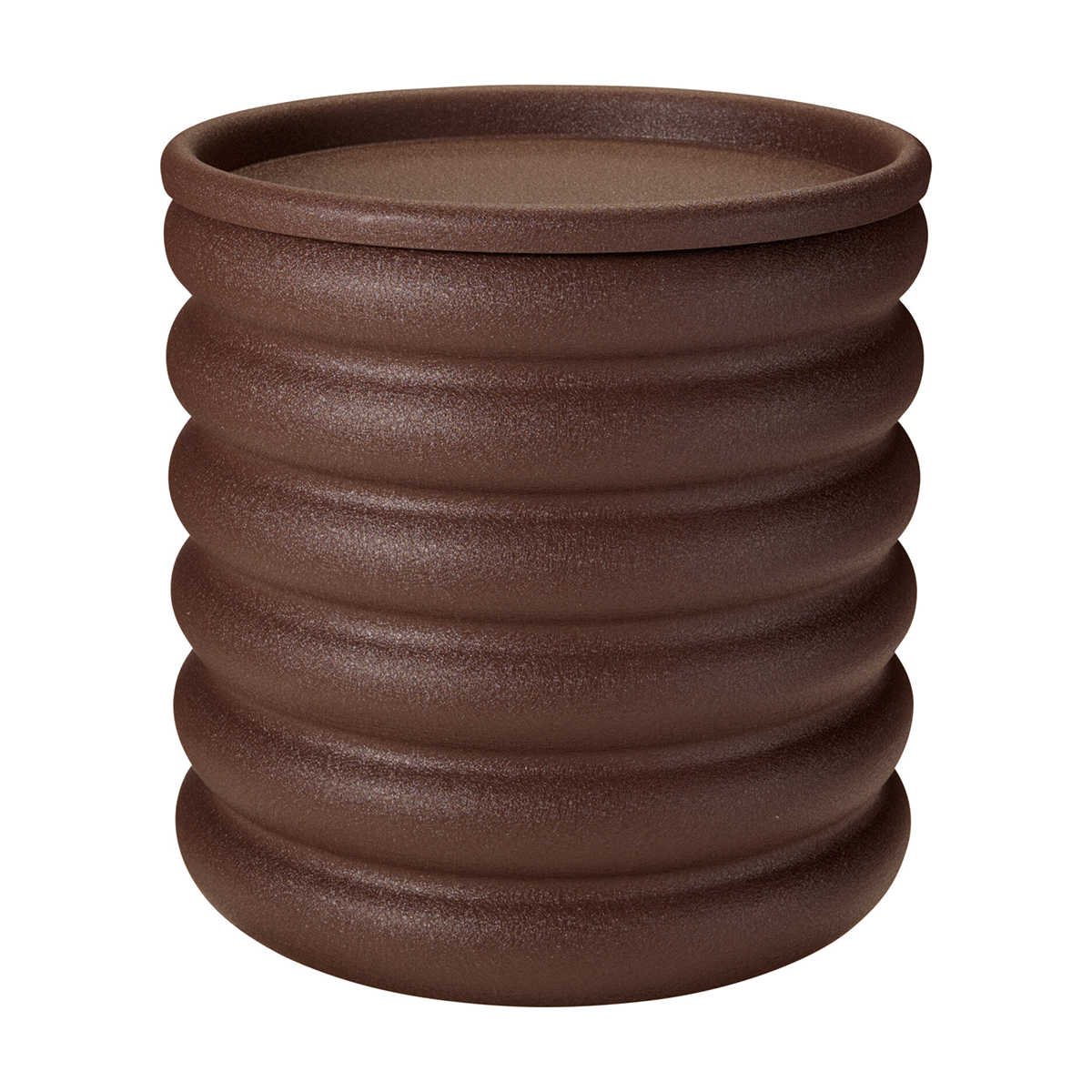 Καλάθι Αποθήκευσης (Φ33X33) K-M Brown Fz1003160 Διακόσμηση Κουτιά & Καλάθια Spitishop