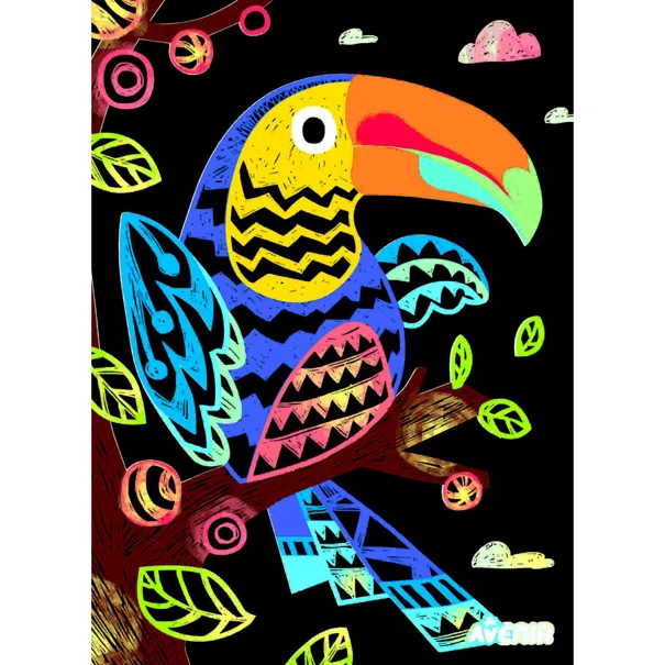 Ζωγραφική Scratch Avenir Birds
