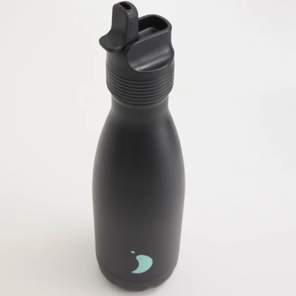 Παγούρι - Θερμός 350ml Με Καλαμάκι Chilly's Original's Series Black