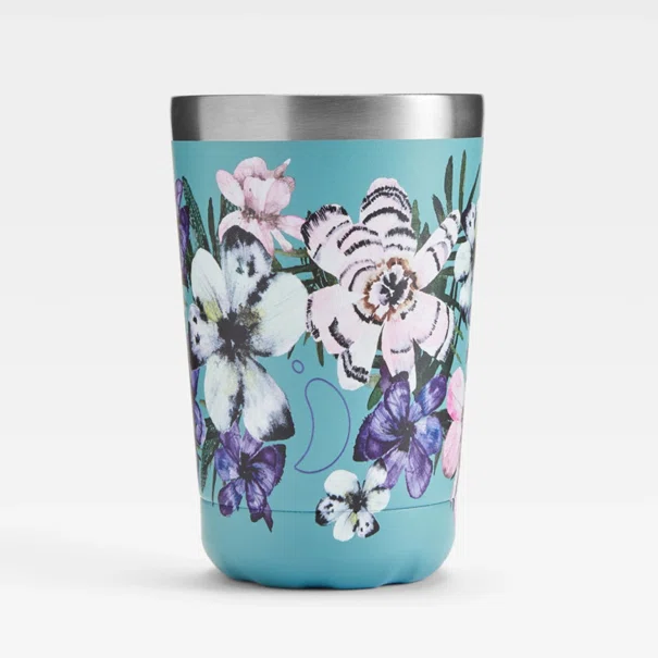 Ποτήρι Θερμός 340ml Chilly's Original's Series Feathered Florals