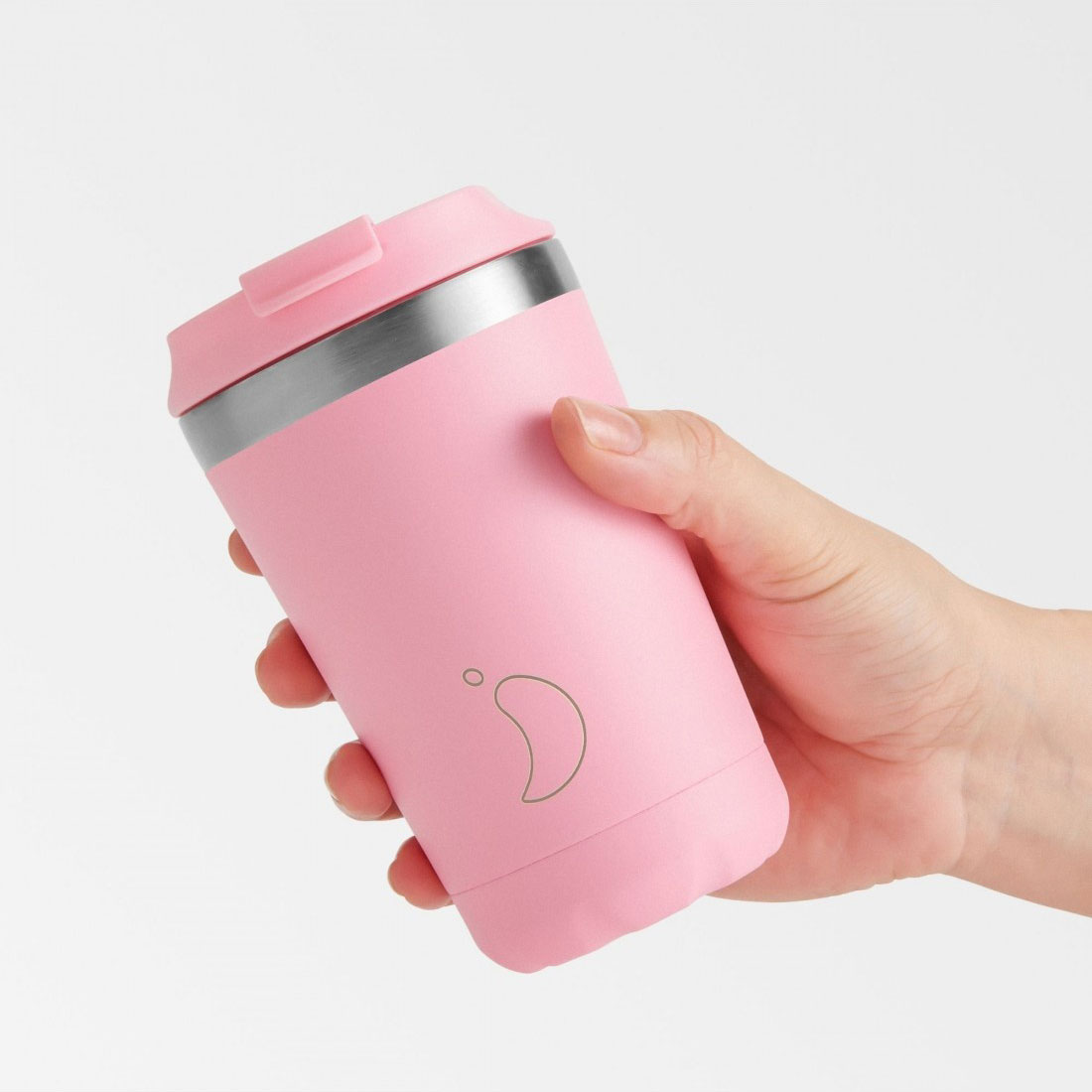 Ποτήρι Θερμός 340ml Chilly's Original's Series Pastel Pink
