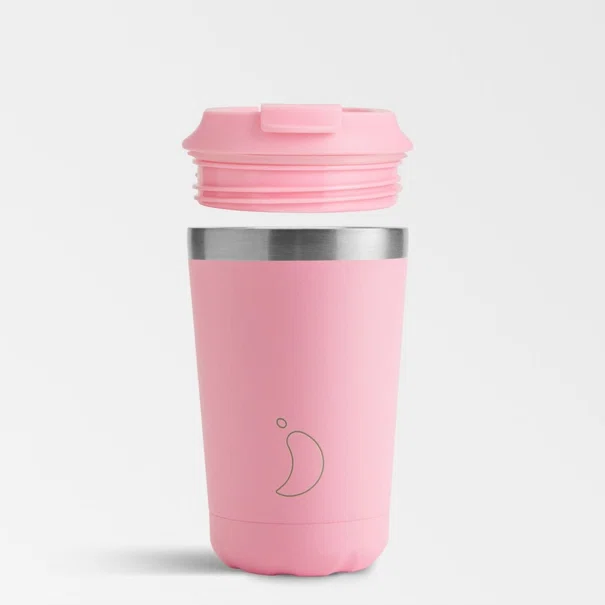Ποτήρι Θερμός 340ml Chilly's Original's Series Pastel Pink