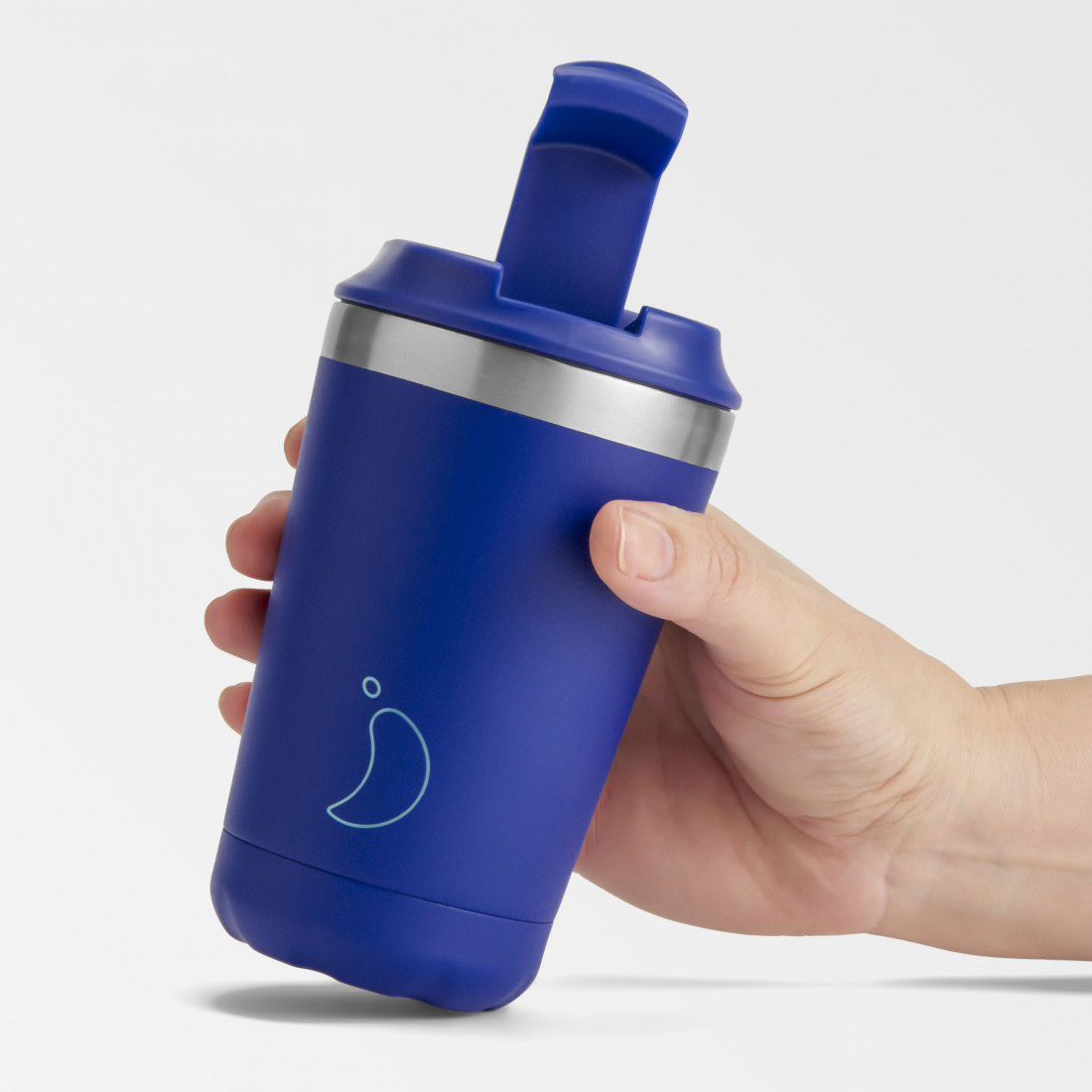 Ποτήρι Θερμός 340Ml Chilly&Apos S Original&Apos Series Matte Blue Οργάνωση & Αποθήκευση Ποτήρια Spitishop