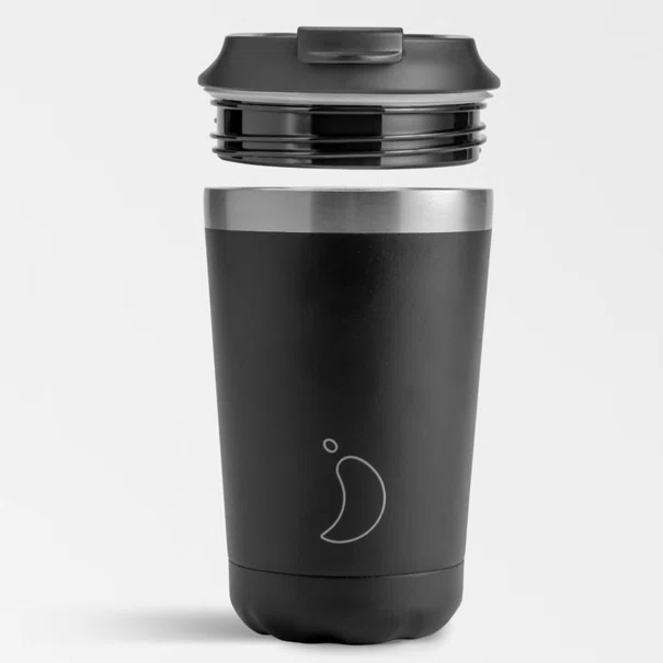 Ποτήρι Θερμός 340ml Chilly's Original's Series Black
