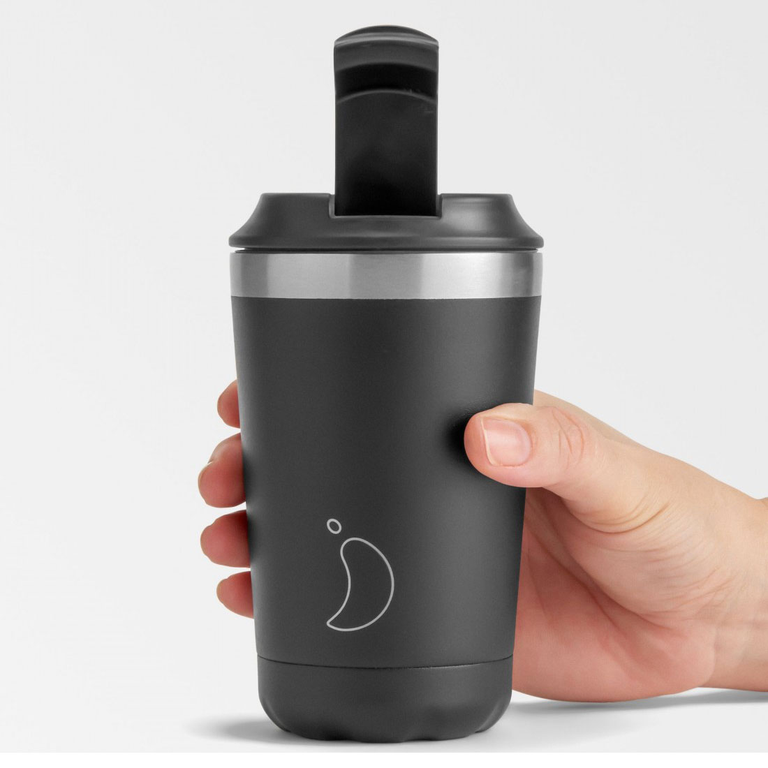 Ποτήρι Θερμός 340Ml Chilly&Apos S Original&Apos Series Black Οργάνωση & Αποθήκευση Ποτήρια Spitishop