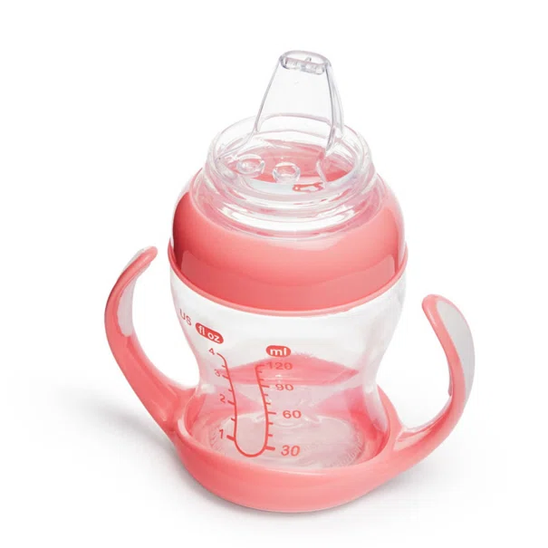 Ποτήρι Εκπαιδευτικό 118ml Munchkin Clear Pink