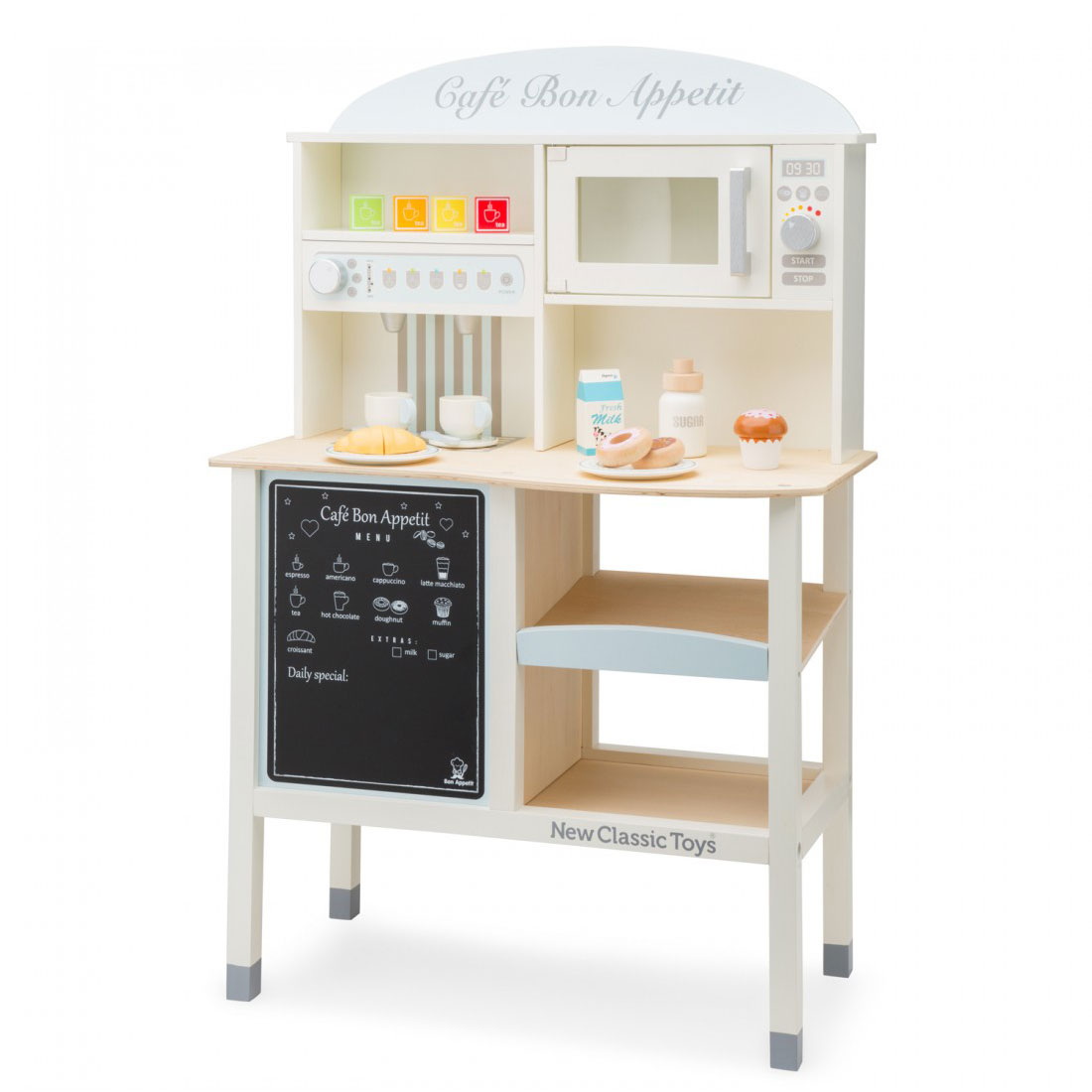Ξύλινο Παιχνίδι Ρόλων (60x30x90) New Classic Toys Bon Appetit Grand Cafe