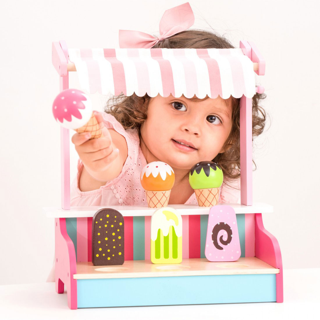 Ξύλινο Παιχνίδι Ρόλων (60x30x90) New Classic Toys Bon Appetit Ice Cream